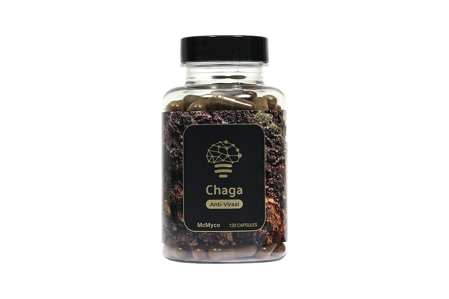Chaga extract capsules – 120 stuks