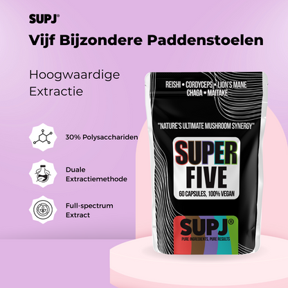 SUPJ Super Five Mushroom Mix Capsules