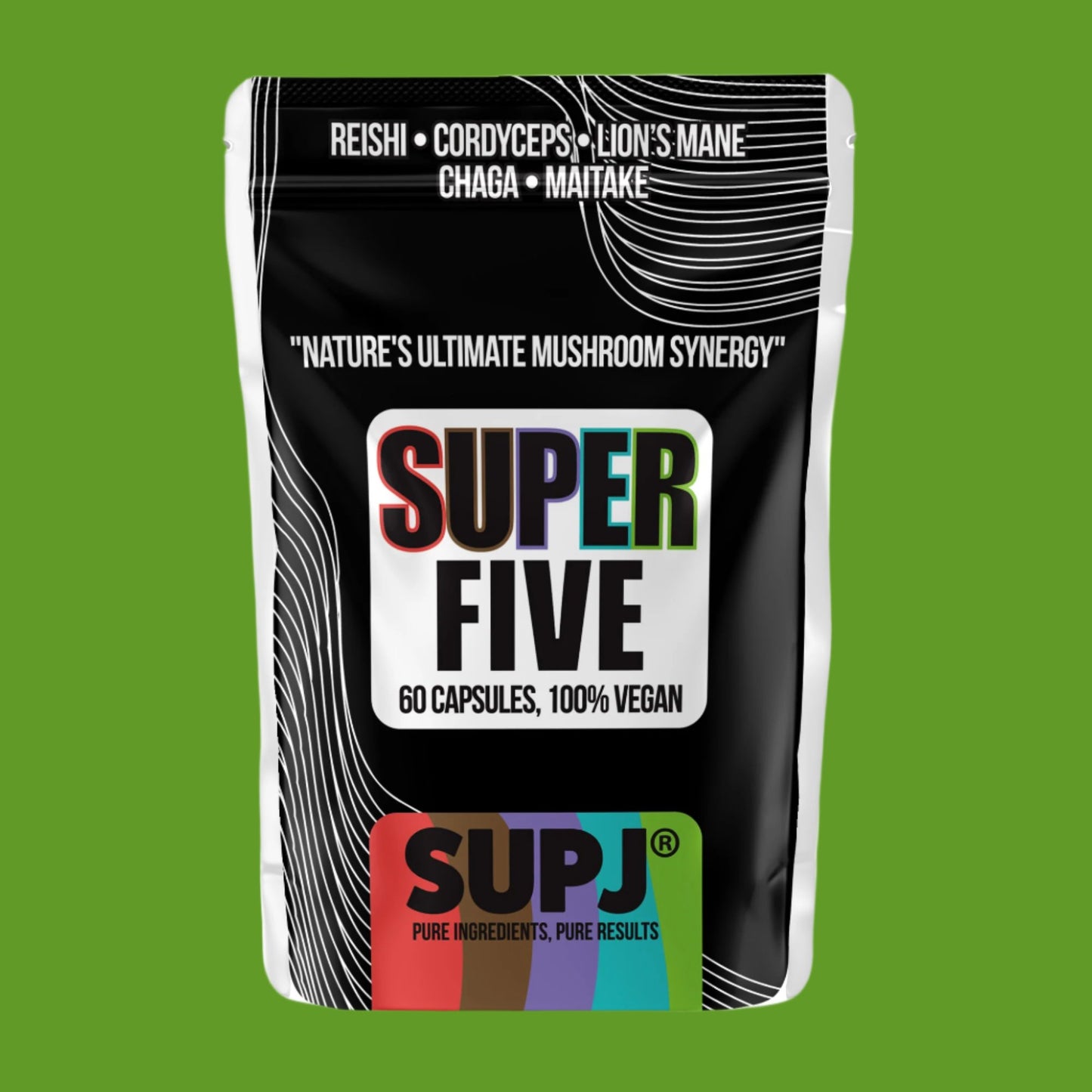 SUPJ Super Five Mushroom Mix capsules