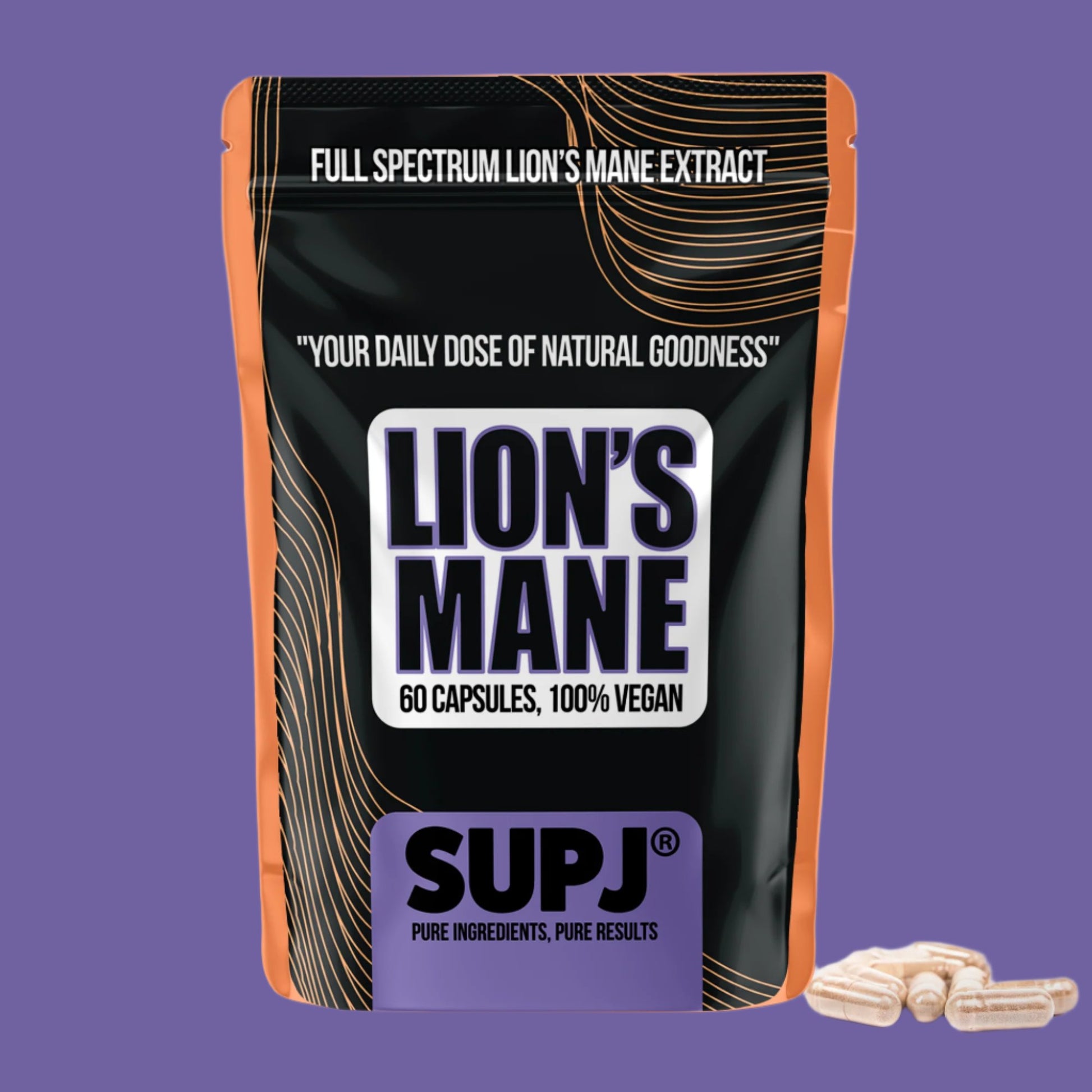 SUPJ lions mane extract capsules