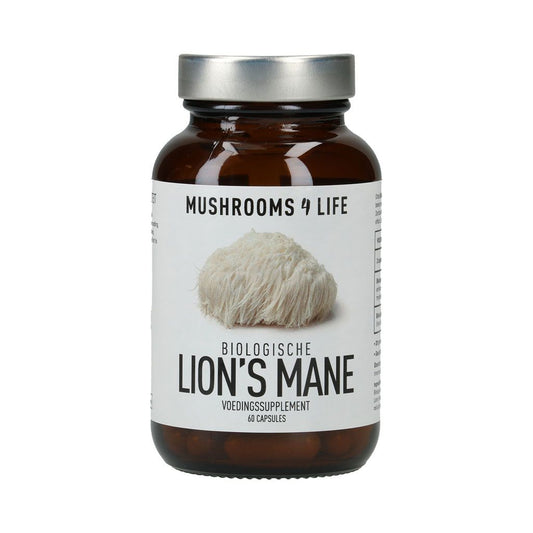Lion's Mane Mushroom Capsules Organic (Mushrooms4Life) 60caps